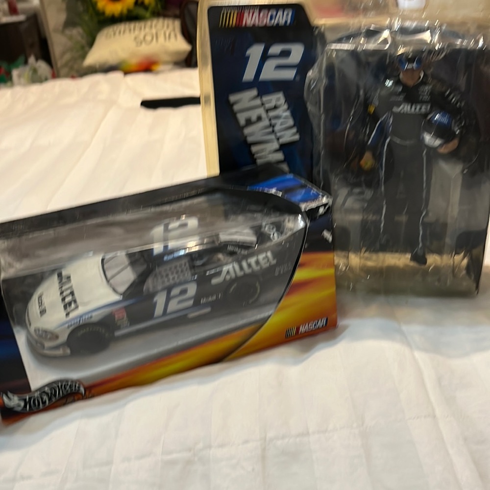 Ryan Newman action figure and race car collection